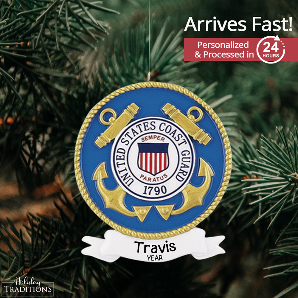 Coast Guard Christmas Ornament