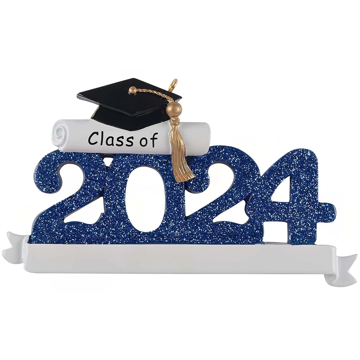 2024 Graduation Christmas Ornament - Blue