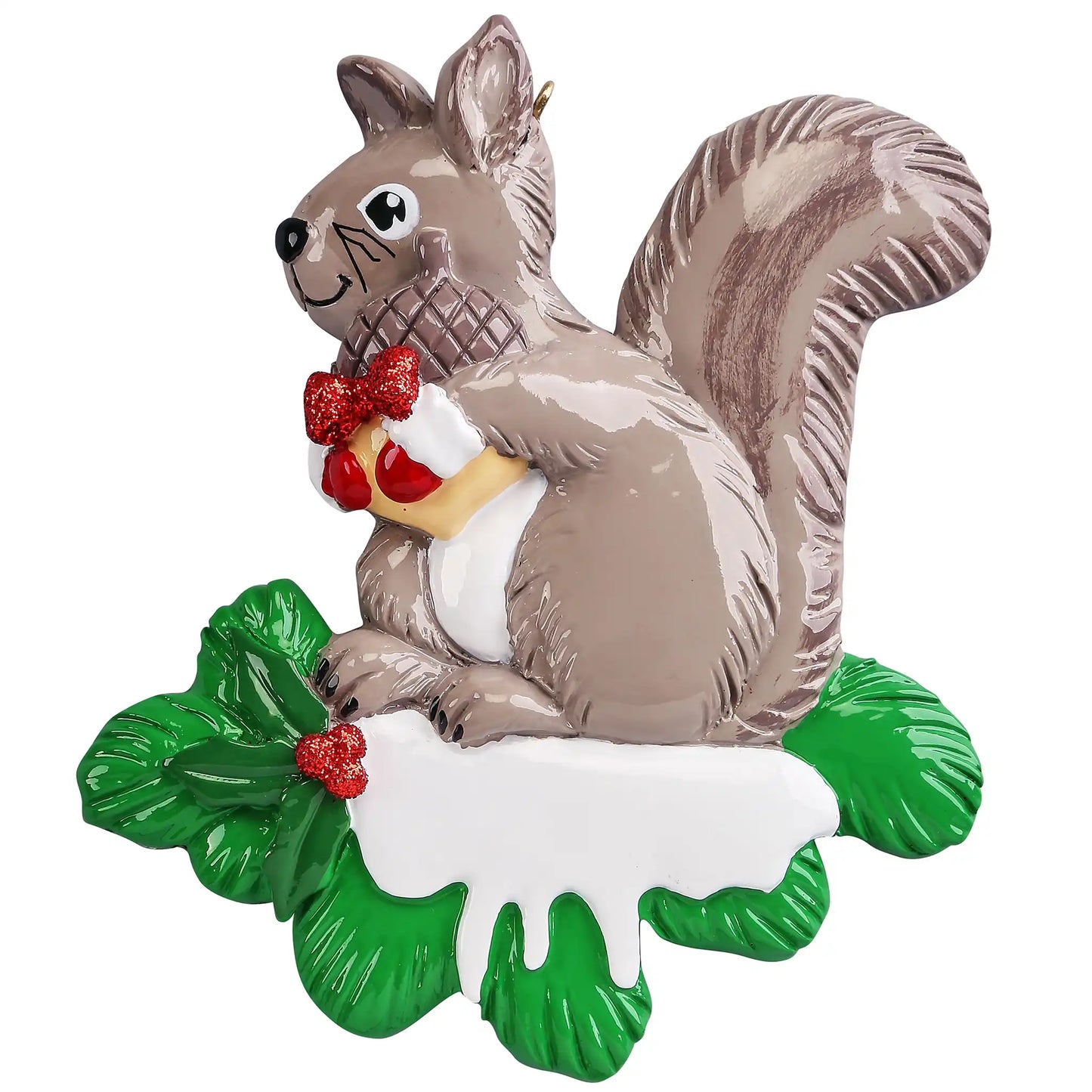 Squirrel Personalized Christmas Ornament