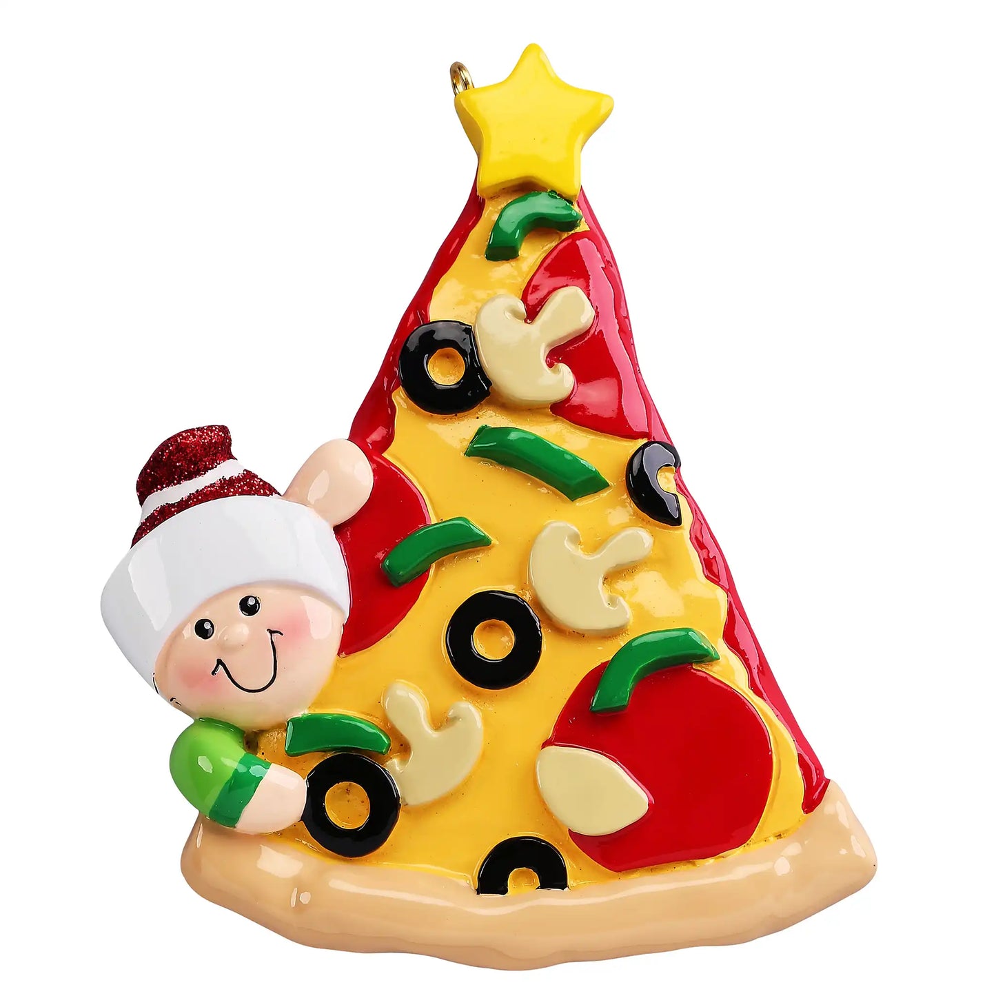 Pizza Lover Christmas Ornament