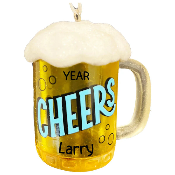 Beer Mug Personalized Ornament
