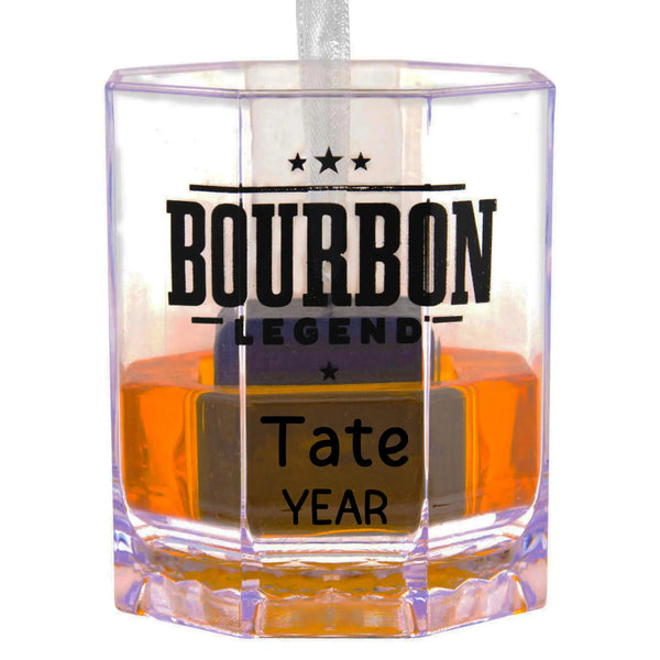 Bourbon Legend Personalized Ornament