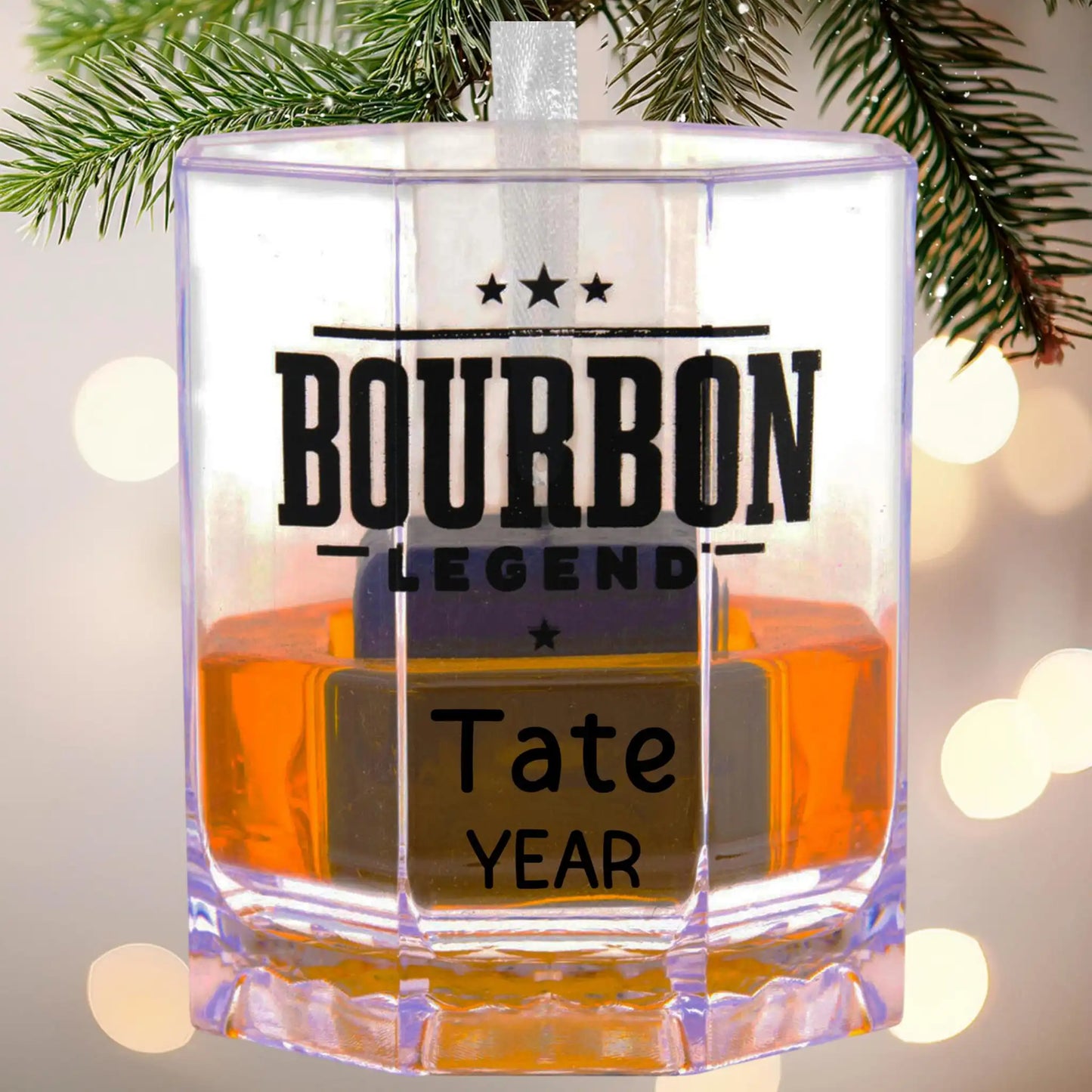 Adorno personalizado con leyenda del borbón