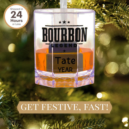 Adorno personalizado con leyenda del borbón