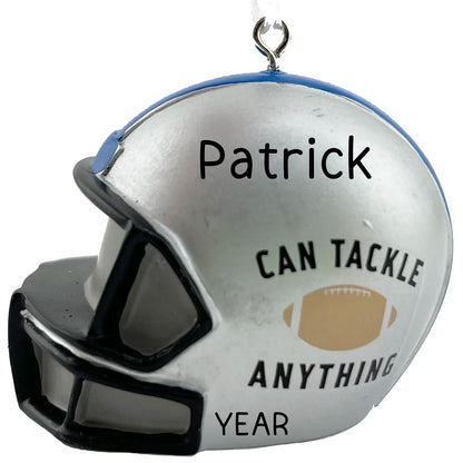 Football Helmet Personalized Ornament