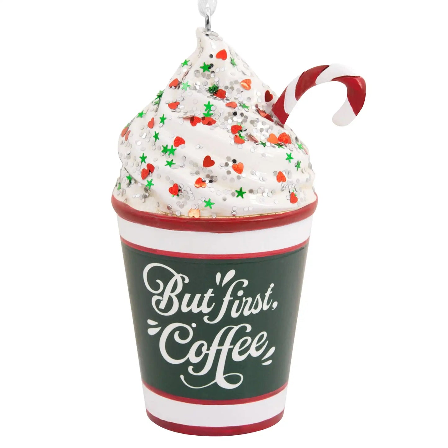 Coffee Latte Christmas Ornament - 3D