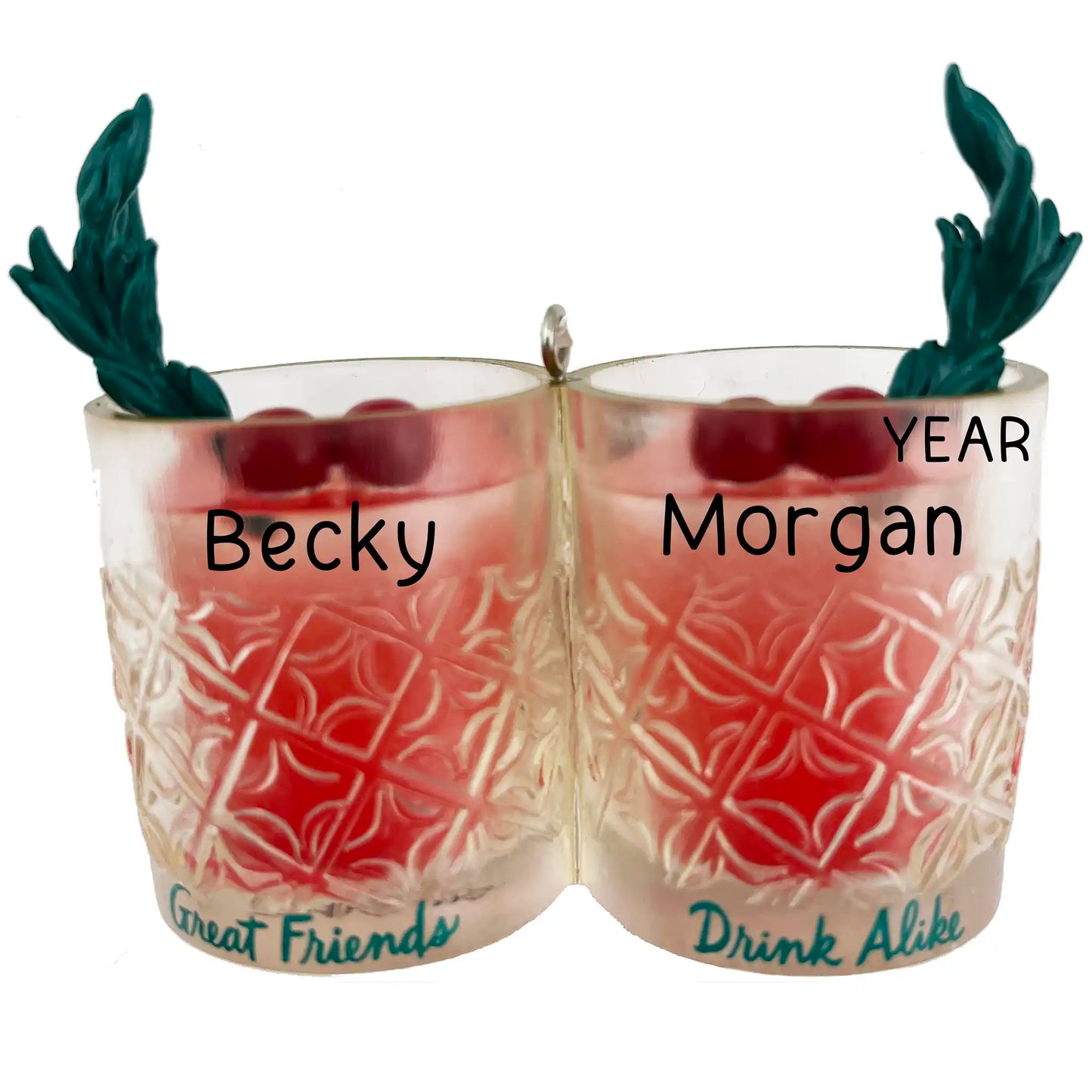 Friends Shot Glasses Personalized Ornament