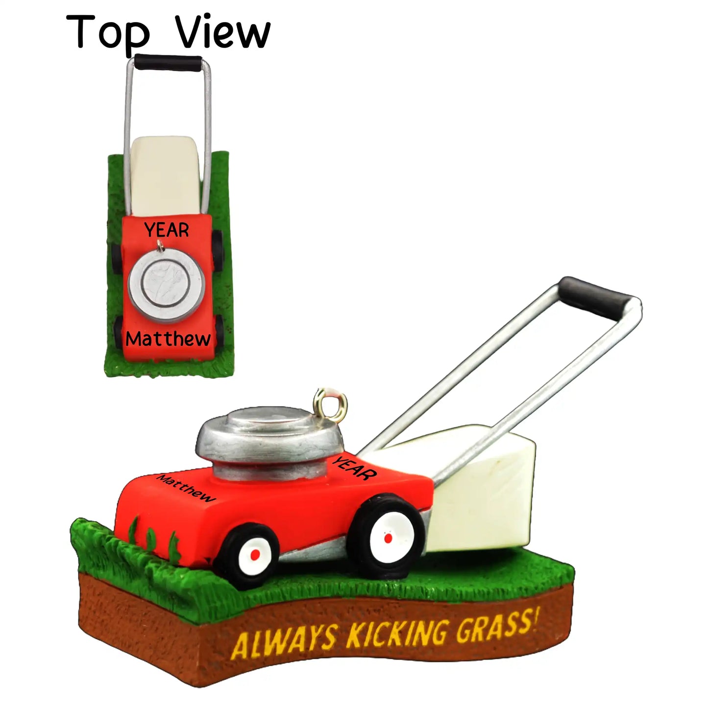 Lawn Mower Christmas Ornament - 3D