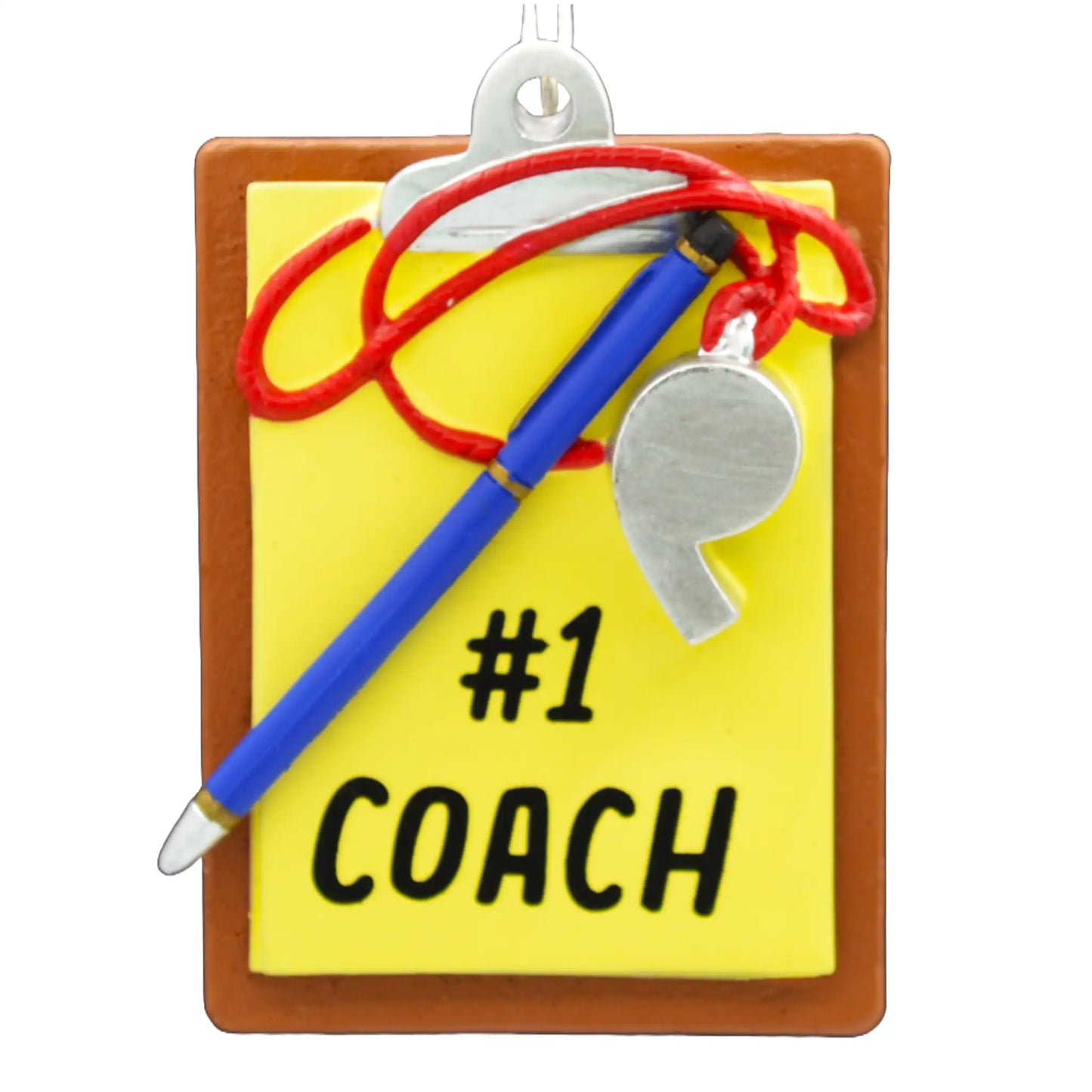 Coach Clipboard Christmas Ornament