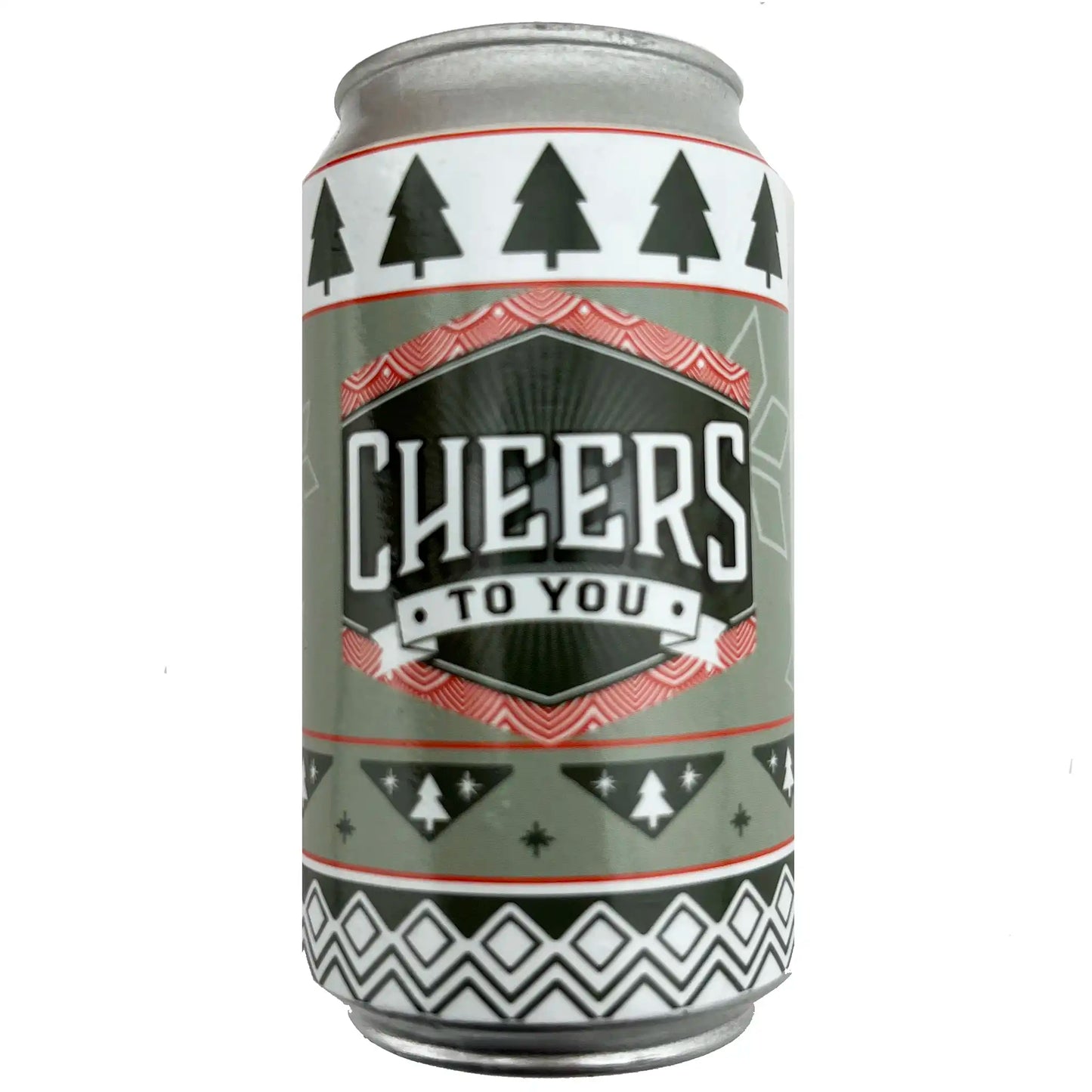 Beer Can Cheers To You Christmas Ornament