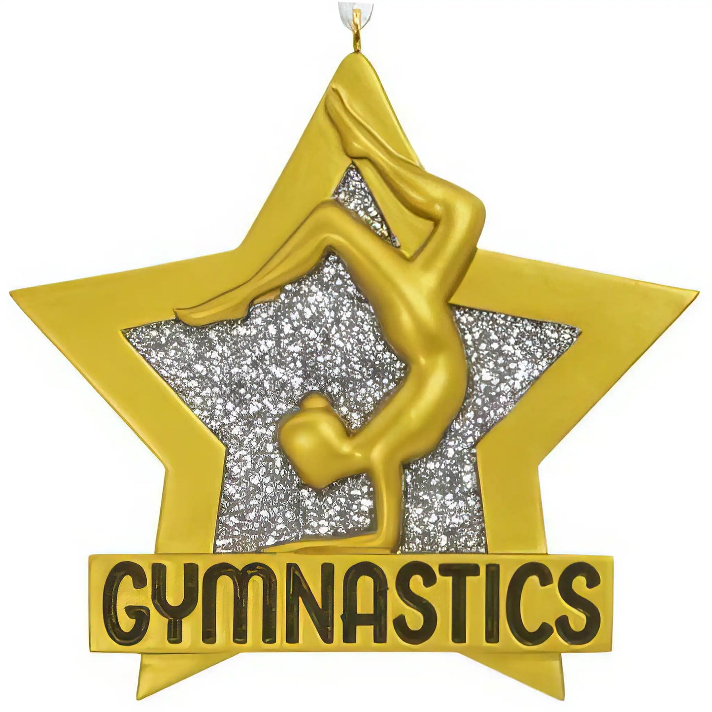 Gymnastics Star Christmas Ornament