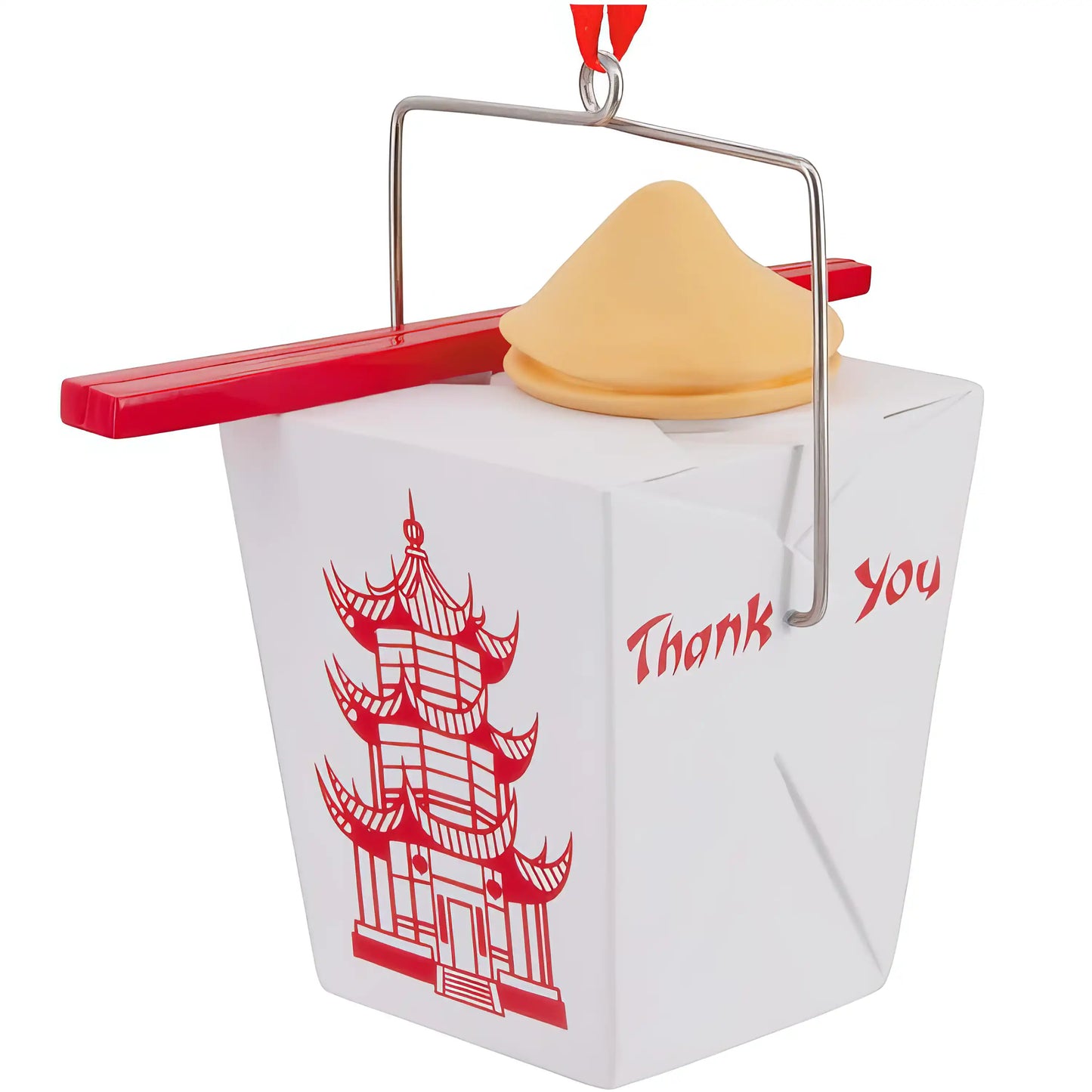 Chinese Takeout 3D Christmas Ornament