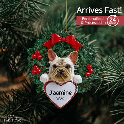 French Bulldog Christmas Ornament For Tree Decoration