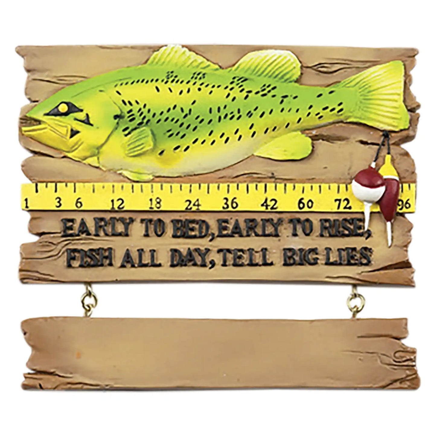 Fishing Sign Christmas Ornament