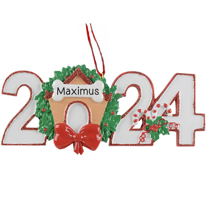 2024 Best Dog Christmas Ornament