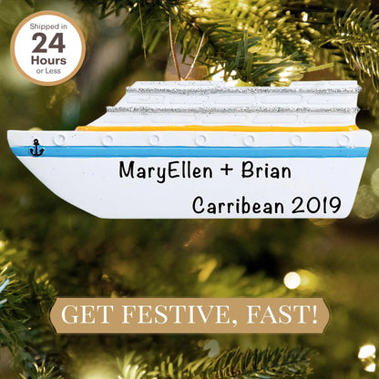 Adorno personalizado de crucero