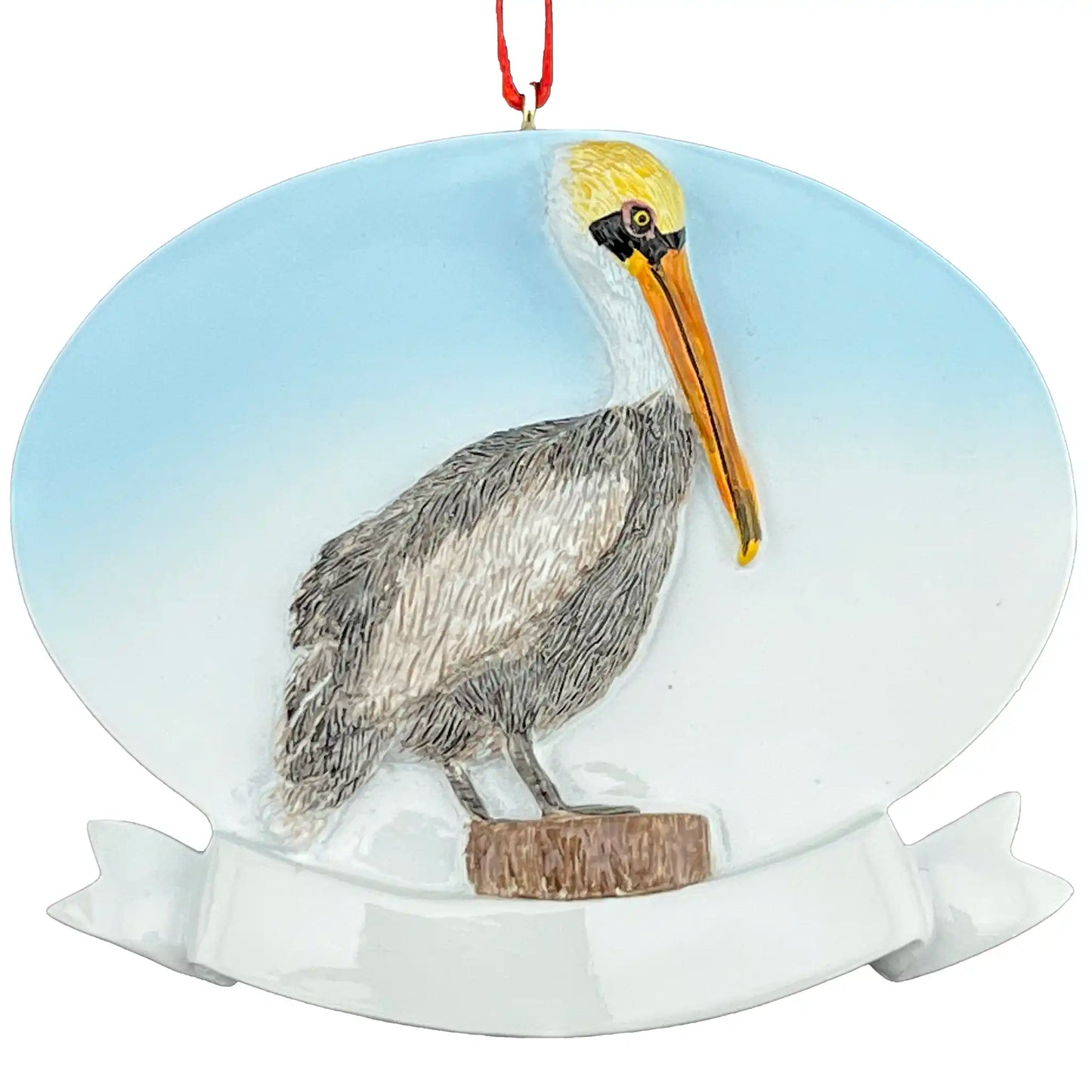 Pelican Christmas Ornament