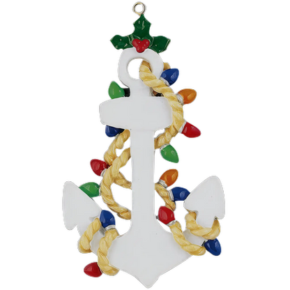 Anchor's Away Boating Christmas Ornament