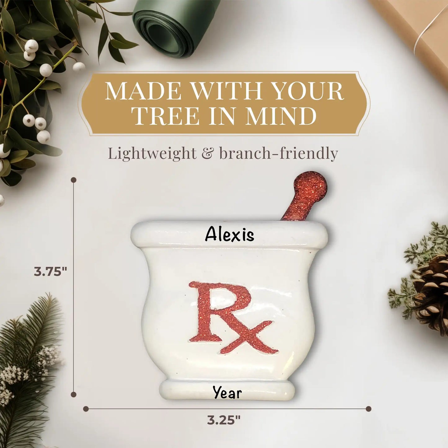 Pharmacist - RX Personalized Ornament