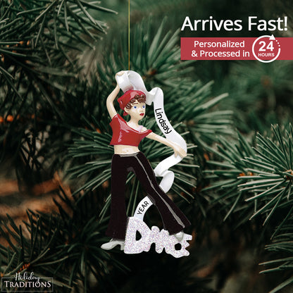 Dance Girl Christmas Ornament