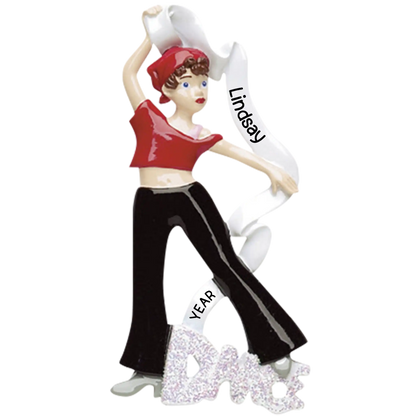 Dance Girl Christmas Ornament