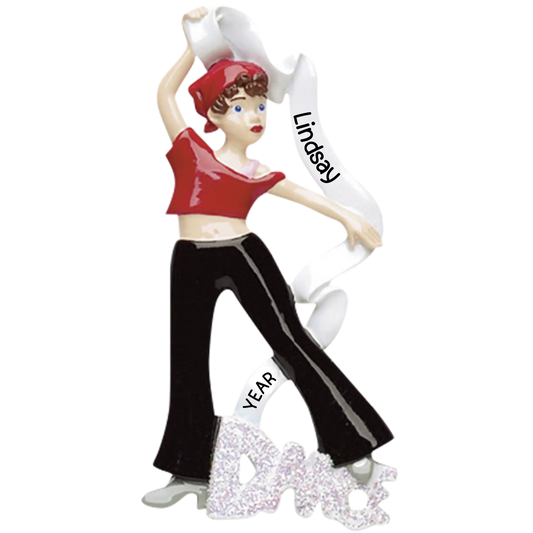 Dance Girl Christmas Ornament