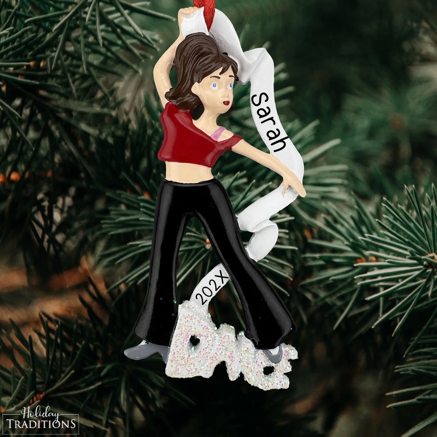 Dance Girl Personalized Ornament