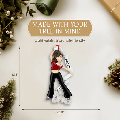 Dance Girl Personalized Ornament