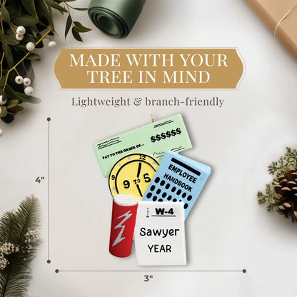 First Job / New Job Personalized Ornament