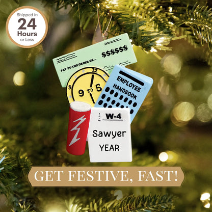 First Job / New Job Personalized Ornament