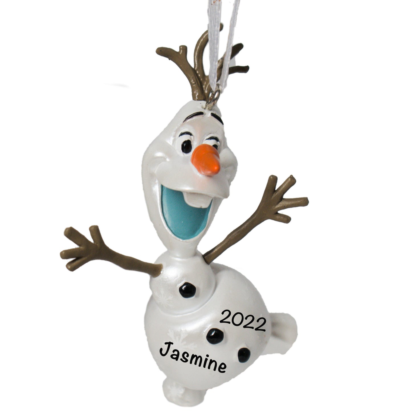 2HCM9020 Olaf Ornament - Personalized Frozen Olaf Christmas Ornament - Disney Frozen Olf Ornament for Christmas Tree - Holiday Traditions Gift xmas