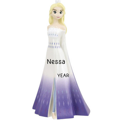 elsa frozen christmas dress Personalized Disney Frozen Elsa 3D Ornament