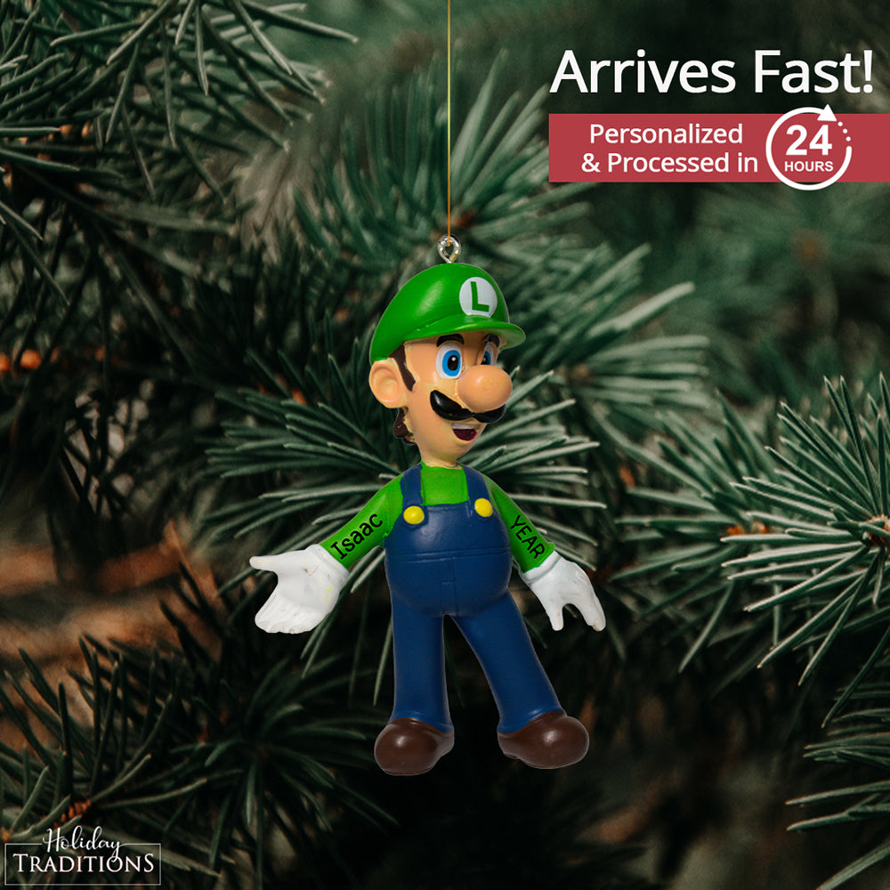 Nintendo Luigi Christmas Ornament