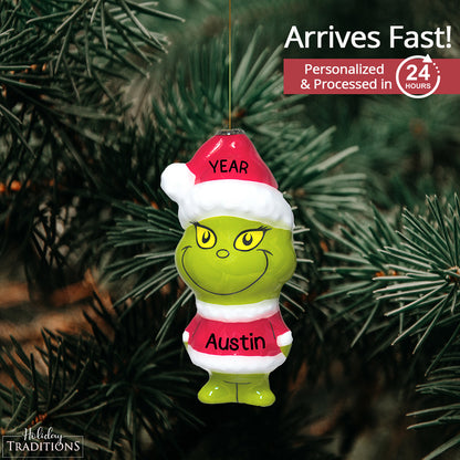 Grinch Christmas Ornament - 3D