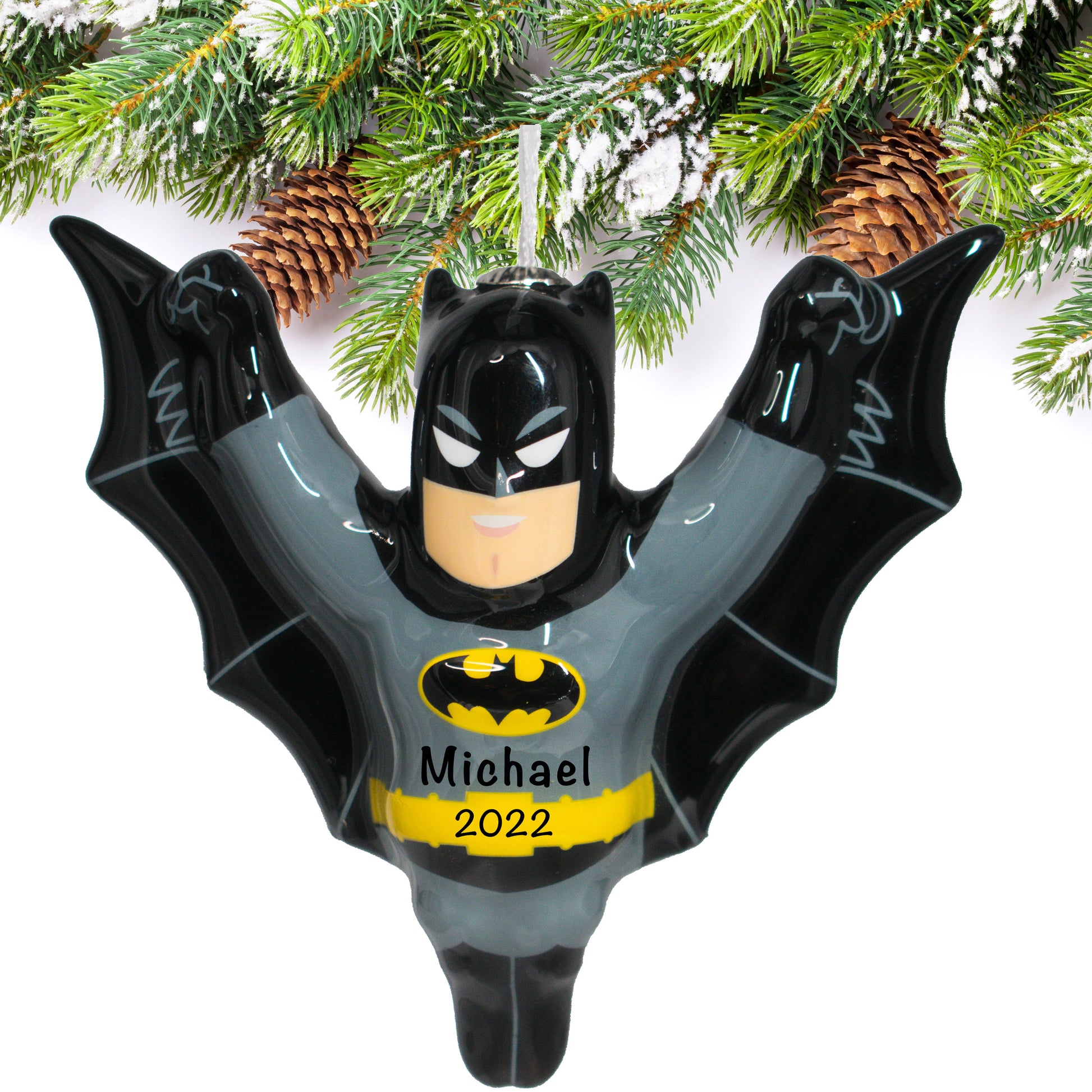 Batman Personalized Christmas Ornament