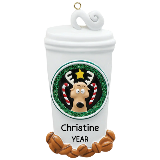 Coffee Lover Christmas Ornament