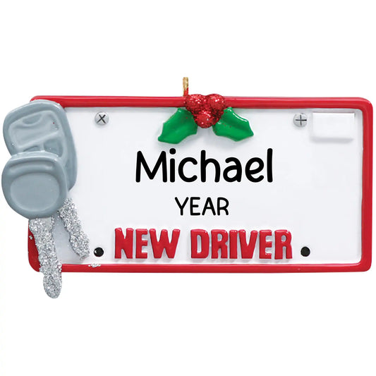 New Driver Christmas Ornament