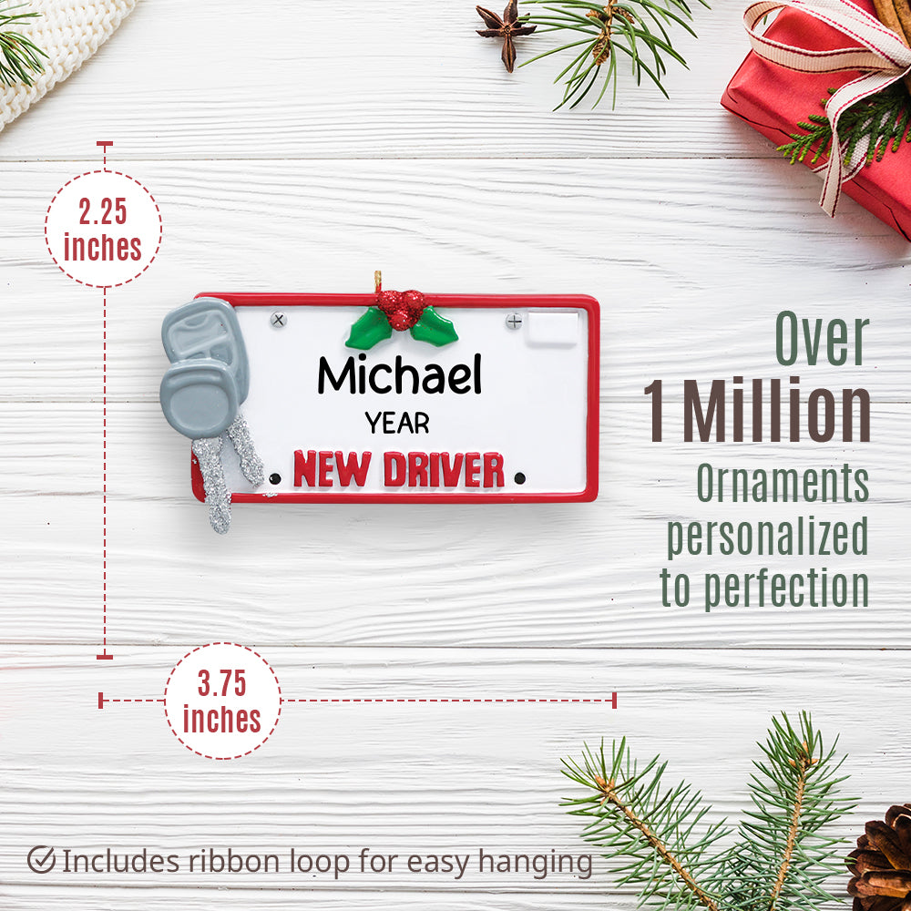 New Driver Christmas Ornament