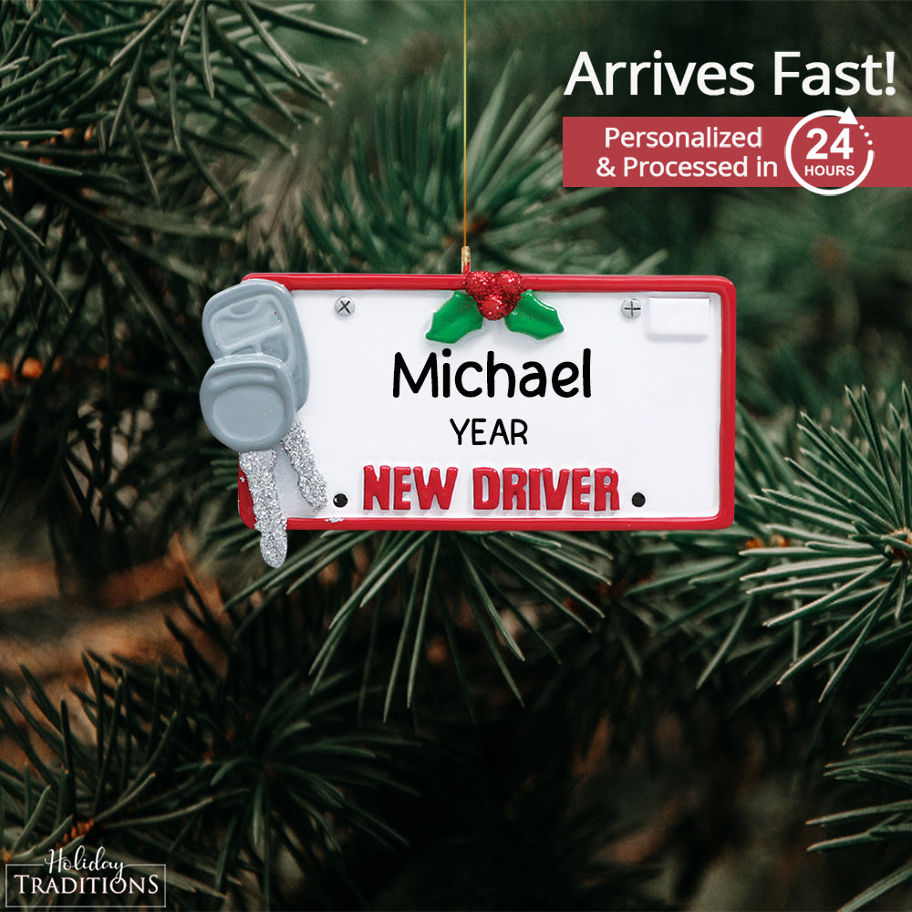 New Driver Christmas Ornament