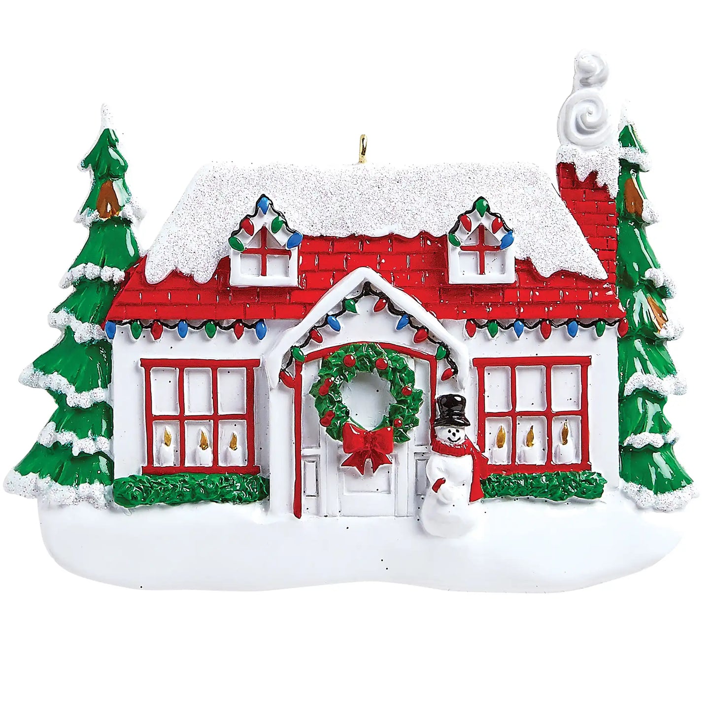 Winter House Christmas Ornament