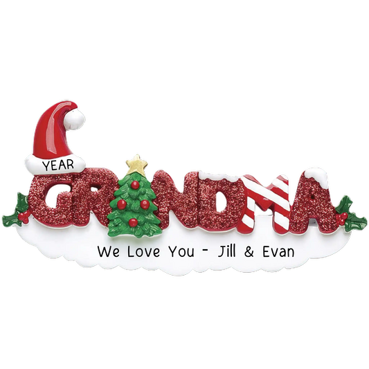 Grandma Christmas Ornament