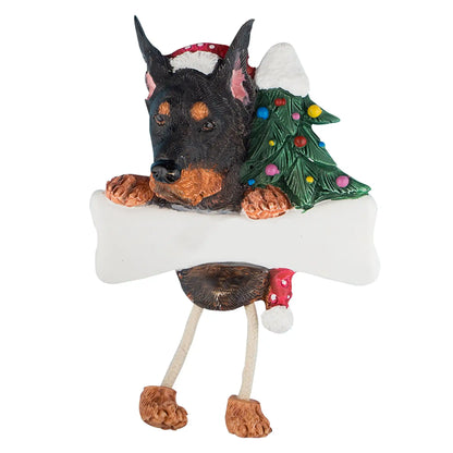 Doberman Personalized Ornament