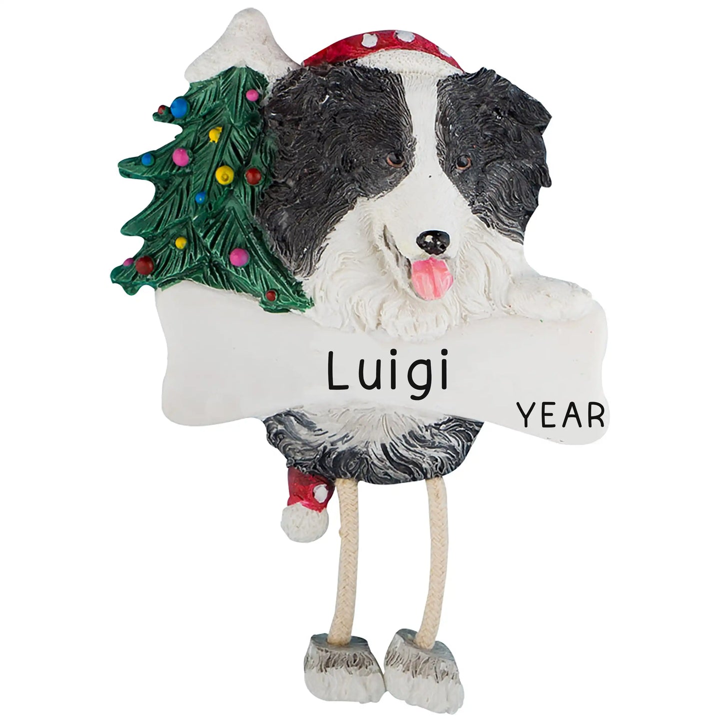 Border Collie Personalized Ornament