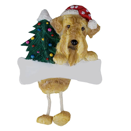 Airedale Christmas Ornament