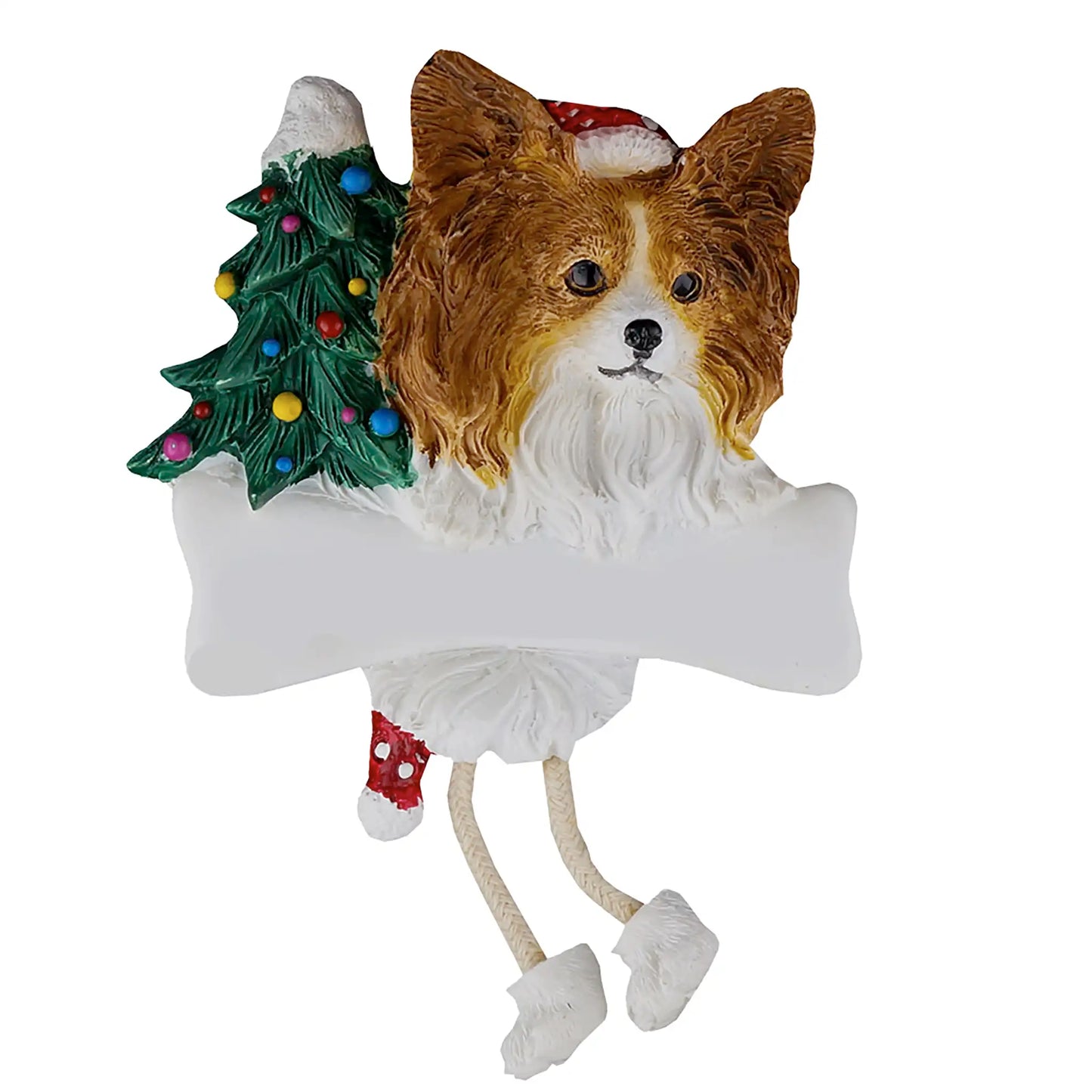 Papillon Personalized Ornament