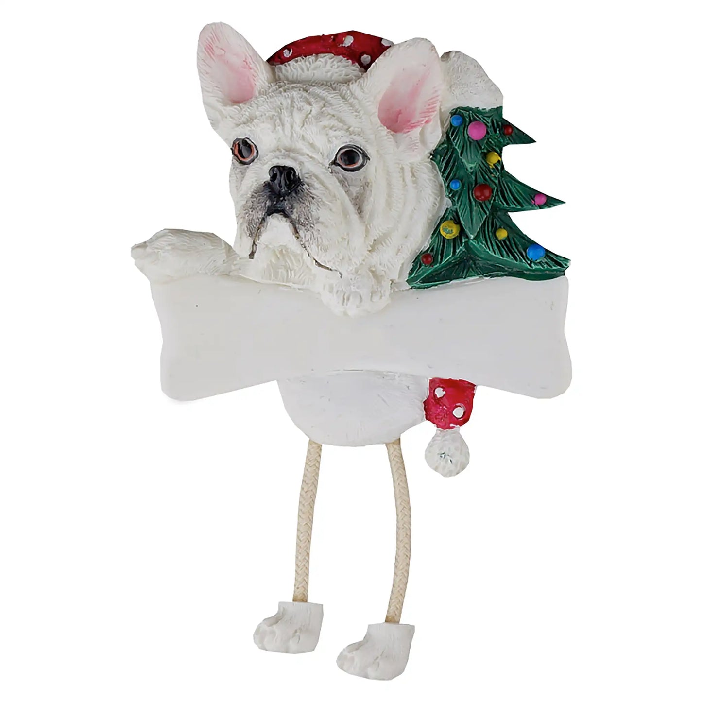 French Bulldog Personalized Ornament - Cream Color