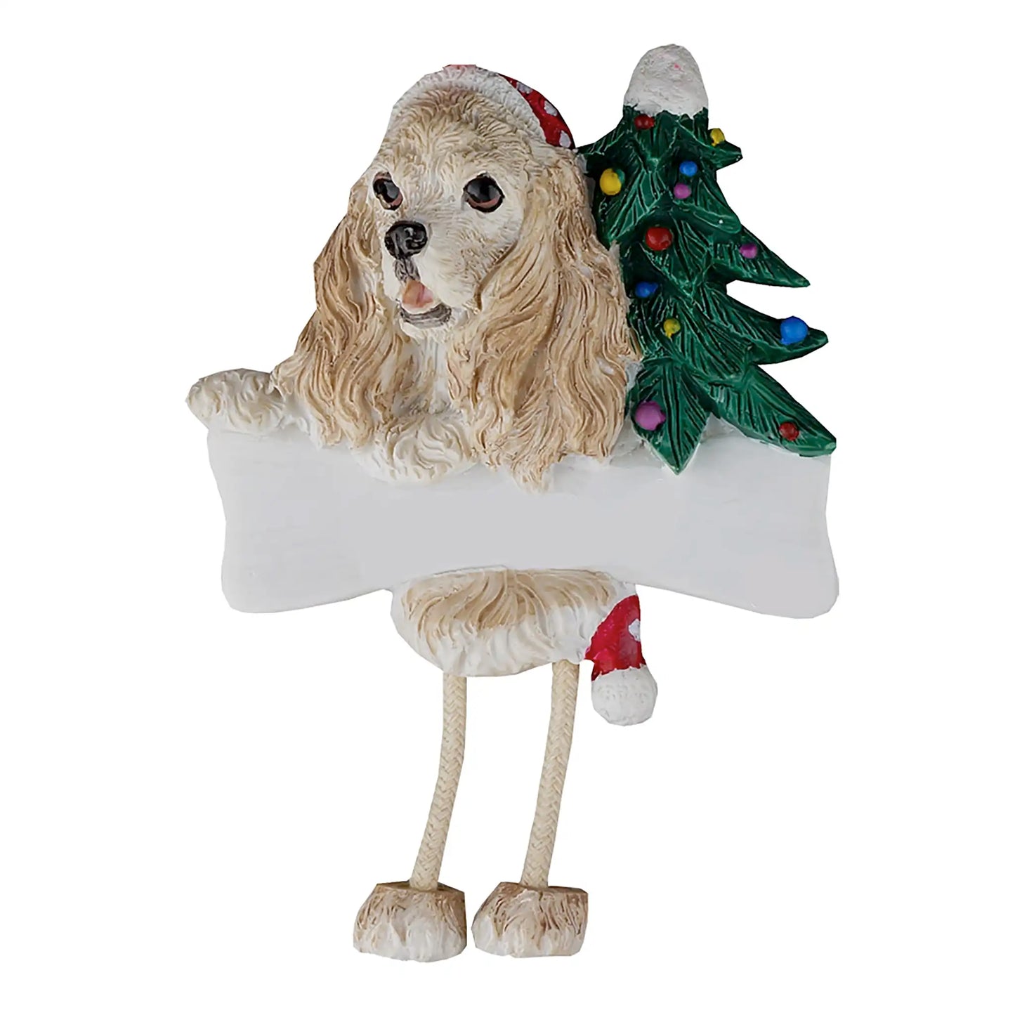 Cocker Spaniel Personalized Ornament - Parti Style