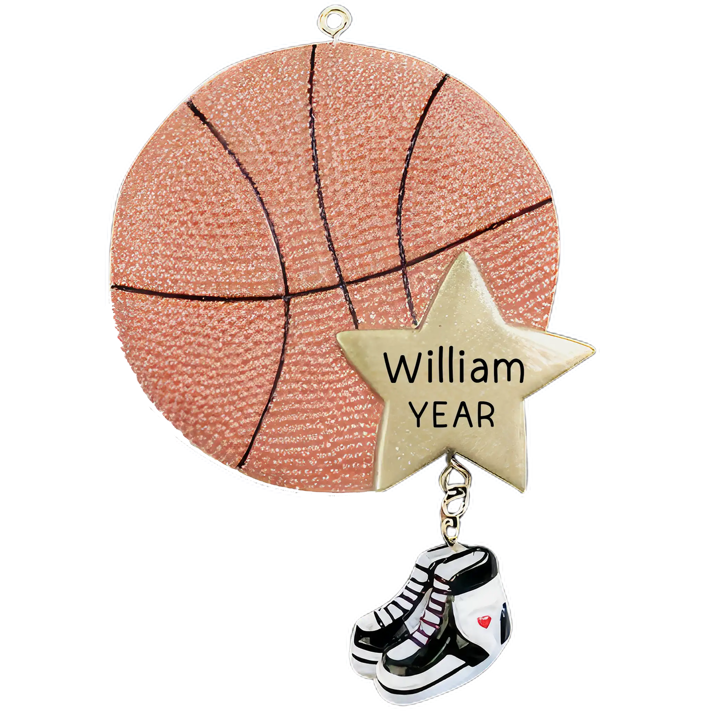 Basketball Star Christmas Ornament