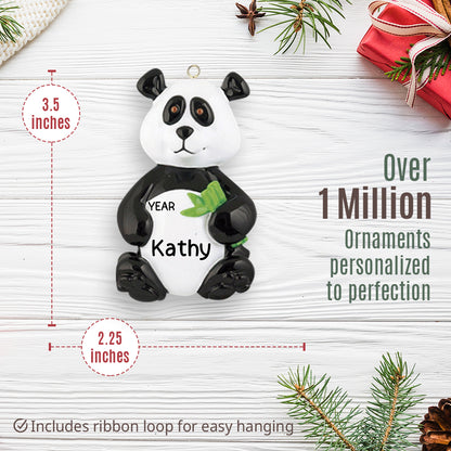 Panda Christmas Ornament