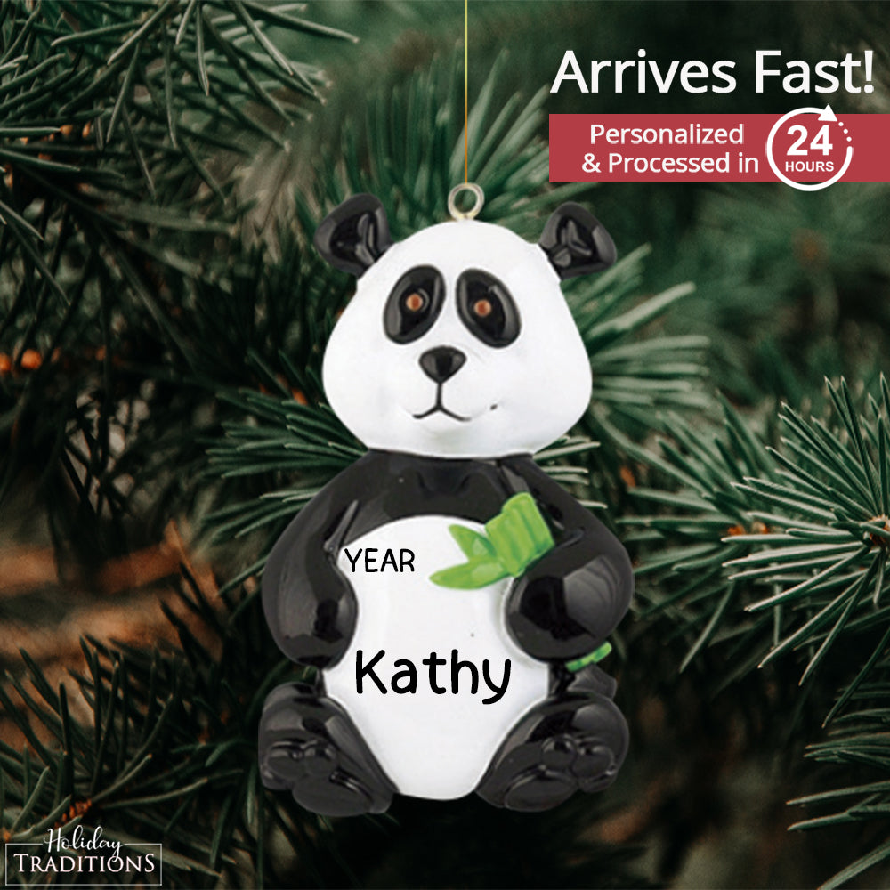 Panda Christmas Ornament